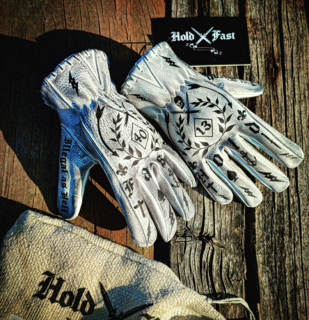 1340 TATTOO GLOVES - by HOLDFAST - WHITE