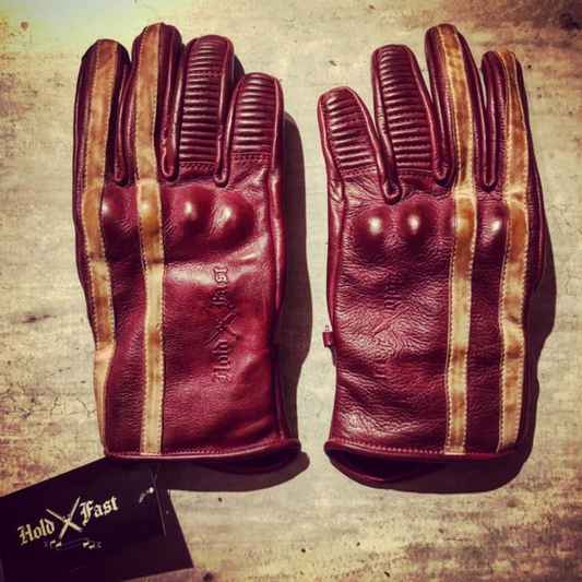 1971 Motorcycle Vintage HoldFast Gloves "Le Mans"